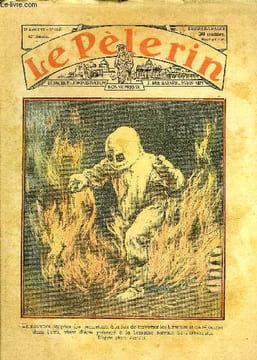 Le Pèlerin n° 3047 - Un nouveau scaphandre, permettant a la fois de traverser les flammes et de séjourner dans l'eau, vient d'être présenté a la ...
