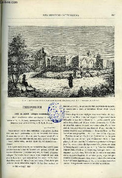 Les missions catholiques n° 739 - Cote de Benin, mort chrétienne d'un condamné a mort, lettre du R.P. Pagnon, Une excursion a la chapelle St Georges ...