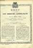Les missions catholiques n° 1332 - Bref envoyé au journal, les missions catholiques par S.S. Léon XIII a l'occasion de la publication de l'ouvrage de ...