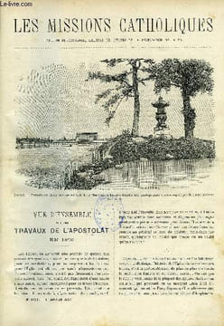 Les missions catholiques n° 1439 - Vue d'ensemble sur les travaux de l'apostolat en 1896, Les pygmées par Mgr Le Roy, Un été au japon boréal par ...