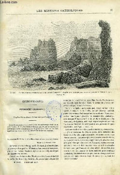 Les missions catholiques n° 1440 - Pondichéry, l'église Notre Dame de Lourdes de Chetput, Nouvelle Zélande, lettre du R.P. Cognet, Les pygmées par Mgr ...