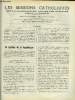 Les missions catholiques n&deg; 3075 - Le cyclone de la Guadeloupe, L'apostolat chez les mineurs, Heureux symptomes, Fondeurs et forgerons, Villages ...