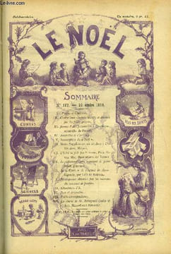 Le Noël n° 187 - Païens et chrétiens, Course aux clochers décrits et dessinés par les petits garçons, Jeanne d'Arc prisonnière a Compiègne par Pichot, ...