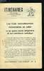 Itinéraires - supplément voltigeur n° 8 - Les trois connaissances nécessaires au salut et les quatre points obligatoires de tout catéchisme ...