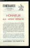 Itin&eacute;raires - suppl&eacute;ment voltigeur n&deg; 59 - Honneur aux vertus militaires par Jean Madiran, Autour des nouveaux pr&ecirc;tres d'Ec&ocirc;ne, Pour la f&ecirc;te patronale ...