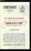 "Itin&eacute;raires - suppl&eacute;ment voltigeur n&deg; 65 - En lisant les journaux ""souviens toi de te m&eacute;fier"" proverbe de l'antiquit&eacute; grecque par Jean Madiran". ...