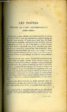 Etudes tome 99 n° 4 - Les poètes témoins de l'ame contemporaine (1850-1900) par Georges Longhaye, Maximilien, empereur du Mexique par Marc Dubruel, La ...