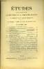 Etudes tome 105 n° 20 - Saint François de Sales d'après sa correspondance par J.J. Navatel, Une victime des journées de septembre : le père Lanfant ...