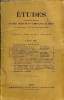 Etudes tome 111 n° 7 - Bref de S.S. Pie X au directeur et aux écrivains des études, L'existence d'un dieu personnel par Xavier Moisant, La question ...