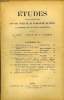 Etudes tome 113 n° 21 - La théologie de Saint Paul par Ferdinand Prat, La mission de France a Constantinople (1619-1640) par Henri Fouqueray, La crise ...