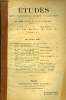 Etudes tome 167 n° 8 - Sur le cercueil de Napoléon par Paul Dudon, Au service des marsouins, le P. Louis Lenoir, tombé en Macédoine le 9 mai 1917 par ...