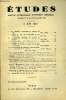 Etudes tome 207 n° 11 - Une excursion apostolique en Amérique du sud par Pierre Lhande, L'esprit de paix, les catholiques et les journaux par Raoul ...