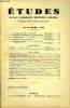 Etudes tome 213 n° 20 - Humanisme, humanité, catholicisme par Louis Théolier, Le poète Francis Thompson et l'esprit d'enfance par André Bremond, La ...