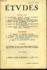 Etudes tome 276 n° 2 - Orient contre occident en Afrique du Nord par R. Montagne, La querelle des deux zola par L. Barjon, Histoire et avenir d'une ...