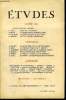 Etudes tome 288 n° 1 - Crise de l'autorité par G. Vedel, Le marxisme en Afrique noire par A. Rétif, L'avenir religieux du Tchad par P. Dalmais, ...