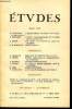 Etudes tome 300 n° 3 - L'Allemagne et le projet soviétique par R. d'Harcourt, L'action psychologique et l'avenir de la nation par L. Beirnaert, Les ...