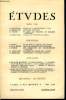 Etudes tome 304 n° 3 - Avenir de l'enseignement libre par F. de Dainville, Stéphanie Napoléon par R. Rouquette, Ou sont les origines du malaise ...