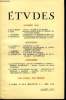 Etudes tome 307 n° 10 - L'école, l'église et la nation par J.M. Le Blond, Nonces apostoliques et prélats de l'ancienne France par P. Blet, ...