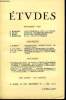 Etudes tome 307 n° 11 - Jules Supervielle, poète de l'espace par A. Blanchet, L'Espagne, problème des espagnols par R. Ricard, Destin des ...