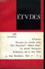 Etudes tome 325 n° 11 - Pour le Vietnam, la Thaïlande et le conflit vietnamien par Ch. Celier, Nationalismes africains par P. Chauleur, Vers une ...