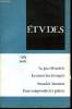 Etudes tome 330 n° 3 - Annotations sur le plan Mansholt par François Houillier, Esclaves de notre temps par Gilles Verbunt, Hymne au Christ par John ...
