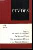 Etudes tome 348 n° 2 - Angola : la guerre de Cent Ans ? par R. Pelissier, Les partis socialistes et l'eurosocialisme par M.E. de Bussy, La paysannerie ...