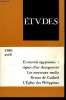 Etudes tome 352 n° 4 - Egypte : les modes informels du changement par M.P. Martin, Malgré elle, l'Albanie visitée par D.E. Barjou, Travailleurs ...