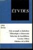 Etudes tome 354 n° 2 - Fait accompli en Indochine ? par J.P. Gomane, Le discours médical occidental en Afrique noire par M. Ogrizek, Télématique et ...