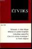 Etudes tome 360 n° 3 - Euthanasie, le débat éthique par Patrick Vespieren, Les réformes du système hospitalier par Pierre Gallois, L'alcoolisme ...