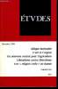 Etudes tome 375 n° 12 - Afrique incertaine par François Gaulme, Océans, géographie et stratégie par Guy Labouérie, L'environnement, enjeu pour les ...