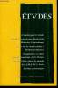 Etudes tome 385 n° 9 - L'après guerre froide par Pierre Hassner, Climat électoral aux Etats Unis par Norman Birnbaum, Orienter l'agriculture par ...