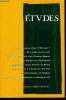 Etudes tome 385 n° 10 - Quel moteur pour l'Europe ? par Jean Boissonnat, Le credo américain par Jean Jacques Urvoas, Catholiques dans la France laïque ...