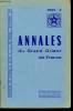 Annales du Grand Orient de France - supplément au bulletin du G.O. de France n° 76 - Notre convent 69, A Caen : les F.M. devant la crise de la ...