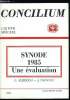 Concilium n° 208 - L'ecclésiologie catholique depuis Vatican II par Avery Dulles, L'après concile et les conférences épiscopales, les réponses par ...
