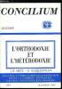 Concilium n° 212 - Aspects exégétiques historiques et conséquences systématiques, Orthodoxie et orthopraxie dans l'Ancien testament par Erich Zengler, ...