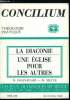 Concilium n° 218 - Retour des églises au service diaconal, legs et mission par Norbert Greinacher et Norbert Mette, Dans l'enfer de la misère criante, ...
