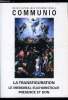Communio n° 1 - La lumière comme mystère par Guy Bedouelle, La transfiguration entre baptême et résurrection, manifestation du Seigneur et foi du ...