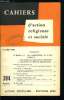 Cahiers d'action religieuse et sociale n&deg; 304 - Les manifestations de non-violents par R. Heckel, Non violence et action sur les consciences, Non ...