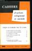 Cahiers d'action religieuse et sociale n&deg; 512 - L'&eacute;glise de Hollande, Paul VI et nous, Lettre de Paul VI au cardinal Alfrink, Communiqu&eacute; de ...