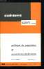 Cahiers de l'actualité religieuse et sociale n° 82 - Politique de population et conscience chrétienne. Collectif