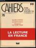 Cahiers pour croire aujourd'hui n° 78 - L'Afrique entre démocratie et famine par Christian Mellon, La doctrine sociale de l'Eglise, Vers une Europe ...