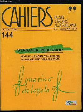 Cahiers pour croire aujourd'hui n° 144 - Synode africain : l'avenir par Luc Pareydt, Sur les adolescents, La morale dans tous ses états par Luc ...