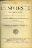L'universit&eacute; catholique en 7 volumes de 1889 &agrave; 1891. Collectif