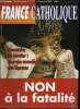 France catholique n° 2773 - Afrique, restez les bras croisés ? par Yves La Marck, Paris, la droite en panne par Alice Tulle, Corse, l'intimidation par ...
