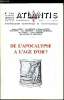 Atlantis n&deg; 276 - Le temps, l'&eacute;tendue et le nombre par Guy Beatrice, S&eacute;verin Batfroi, Jean Phaure et Yvonne Vinchon, Tu ne tueras point par Jacques ...