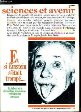 Sciences et avenir n° 418 - Vers une société de communication par Albert Ducrocq, L'astronomie par Philippe de la Cotardière, Le ciel en janvier 1982 ...