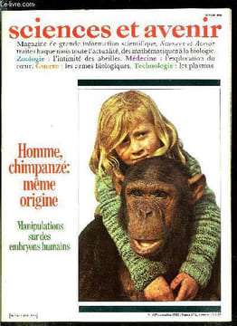 Sciences et avenir n° 429 - Les prix Nobel 1982, Le génie génétique en pharmacie, Les bactéries les plus frileuses du monde, Le nucléaire 25 ans ...