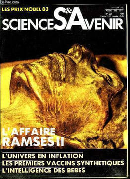 Sciences et avenir n° 441 - L'affaire Ramsès II, L'univers en inflation, Fleurs de bitume, Découverte d'un nouvel albatros, Un drole de poisson, Ondes ...