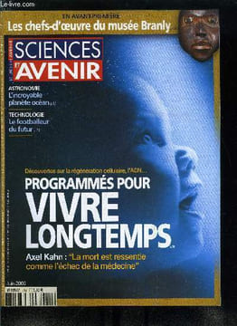 Sciences et avenir n° 712 - L'incroyable planète océan, Gros plan sur les trous noirs, De l'inconstance des constantes physiques, La danse de ...