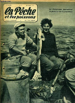 La pêche et les poissons n° 77 - La pollution des eaux par M. Pollet, La cuillère ondulante, La truite en eau claire avec un petit ver rouge par ...